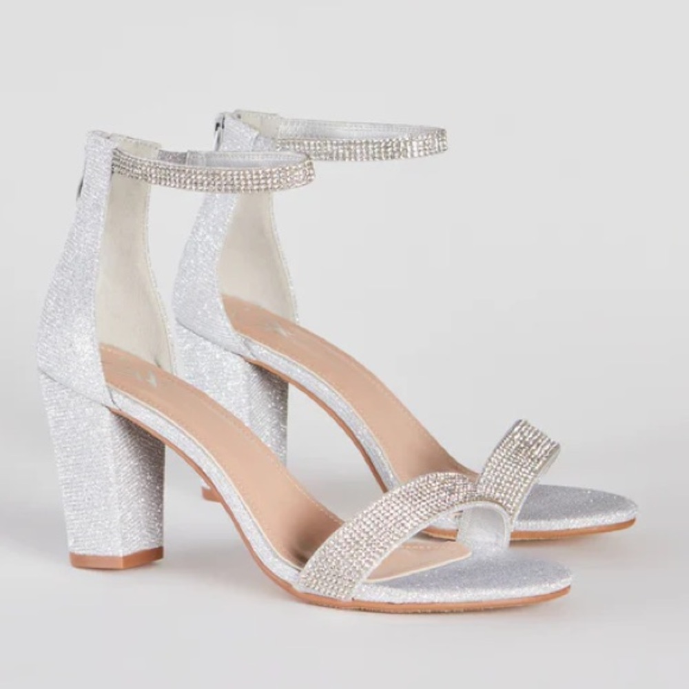 Windsor Sparkle Stunner Rhinestone Block Heels